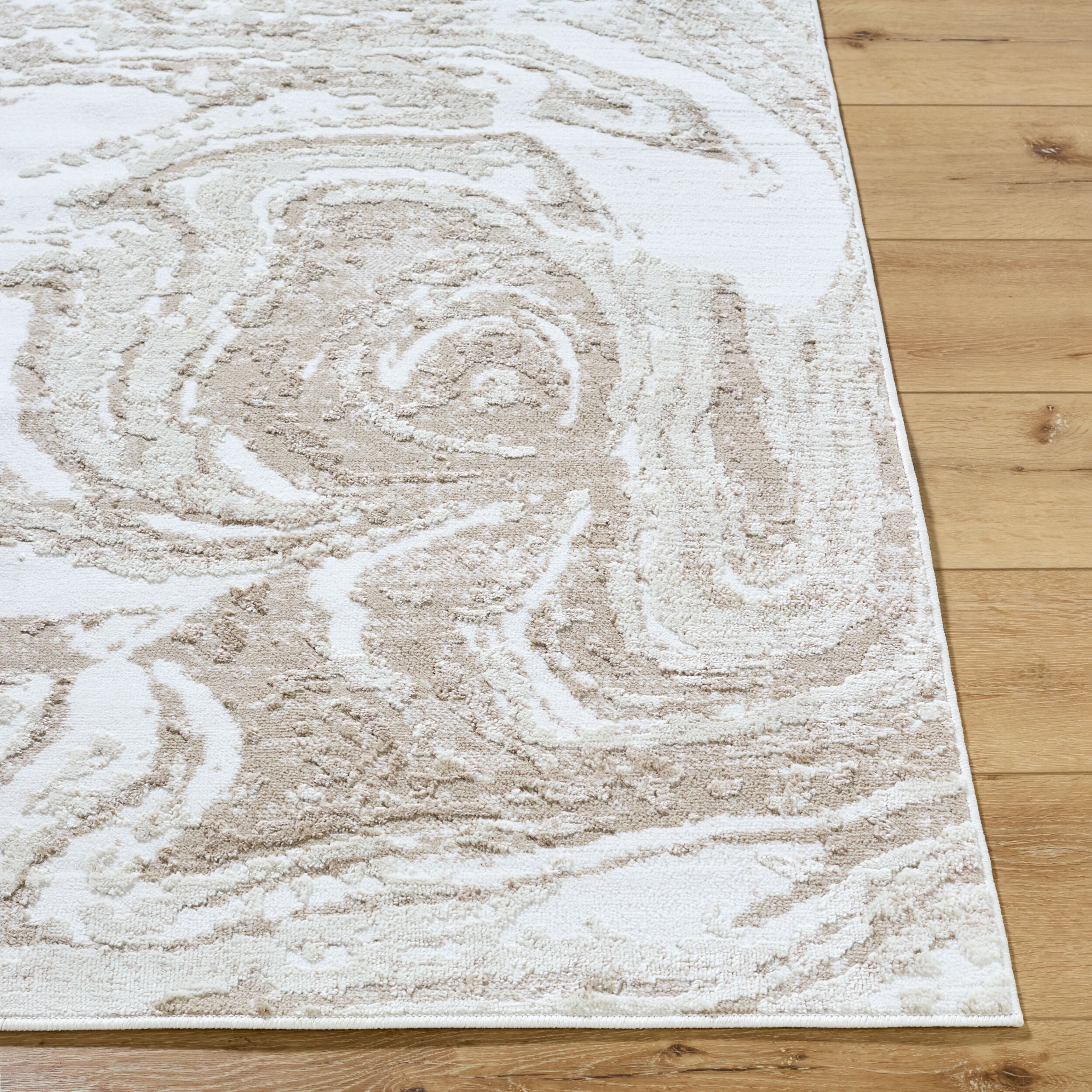 Surya Siyah SIY-2310 Oatmeal Area Rug by LIVABLISS