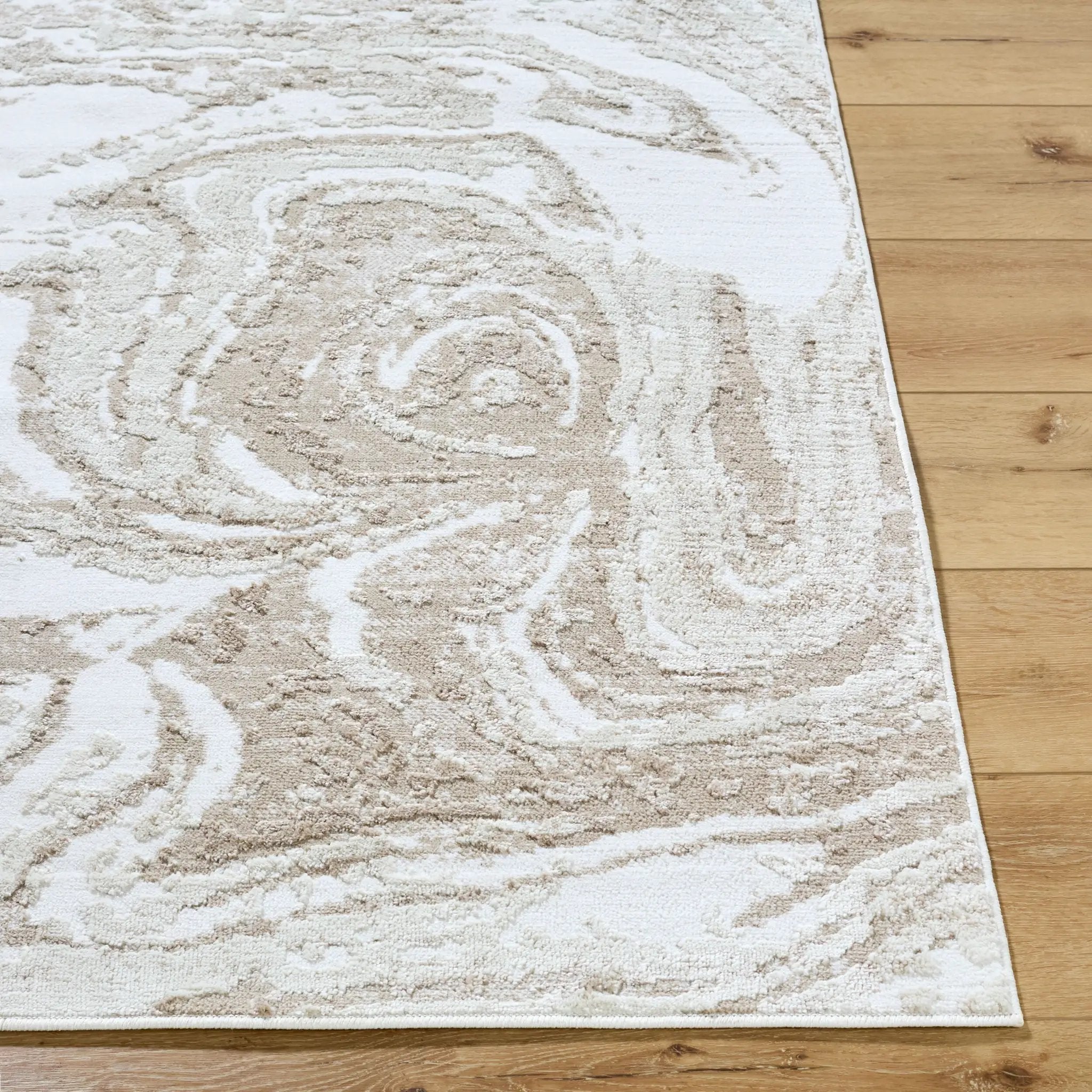 Siyah SIY-2310 Oatmeal Area Rug by LIVABLISS