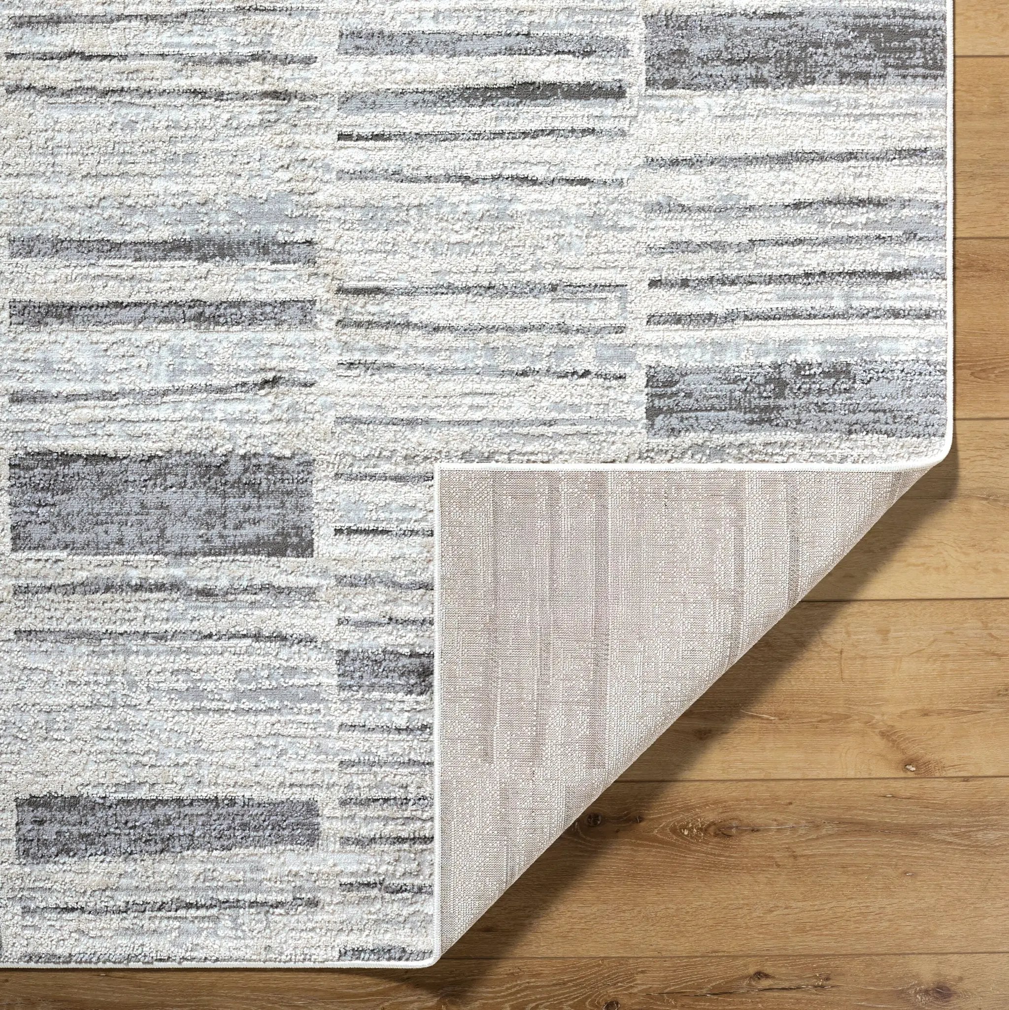 Siyah SIY-2311 Light-Slate Area Rug by LIVABLISS