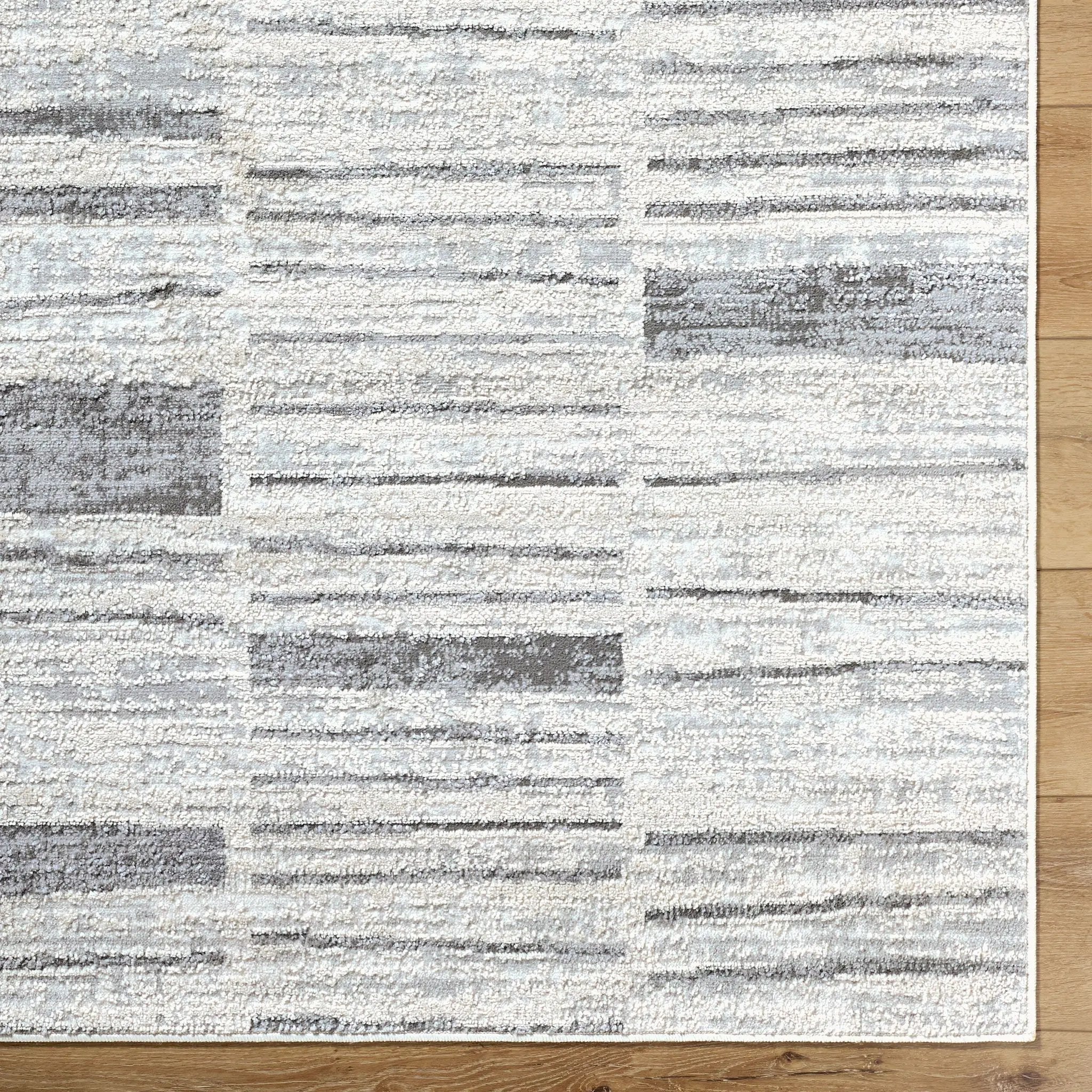 Siyah SIY-2311 Light-Slate Area Rug by LIVABLISS