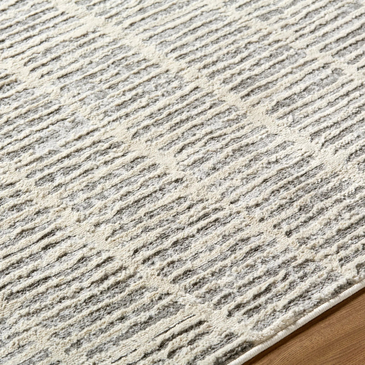 Siyah SIY-2316 Light-Slate Area Rug by LIVABLISS
