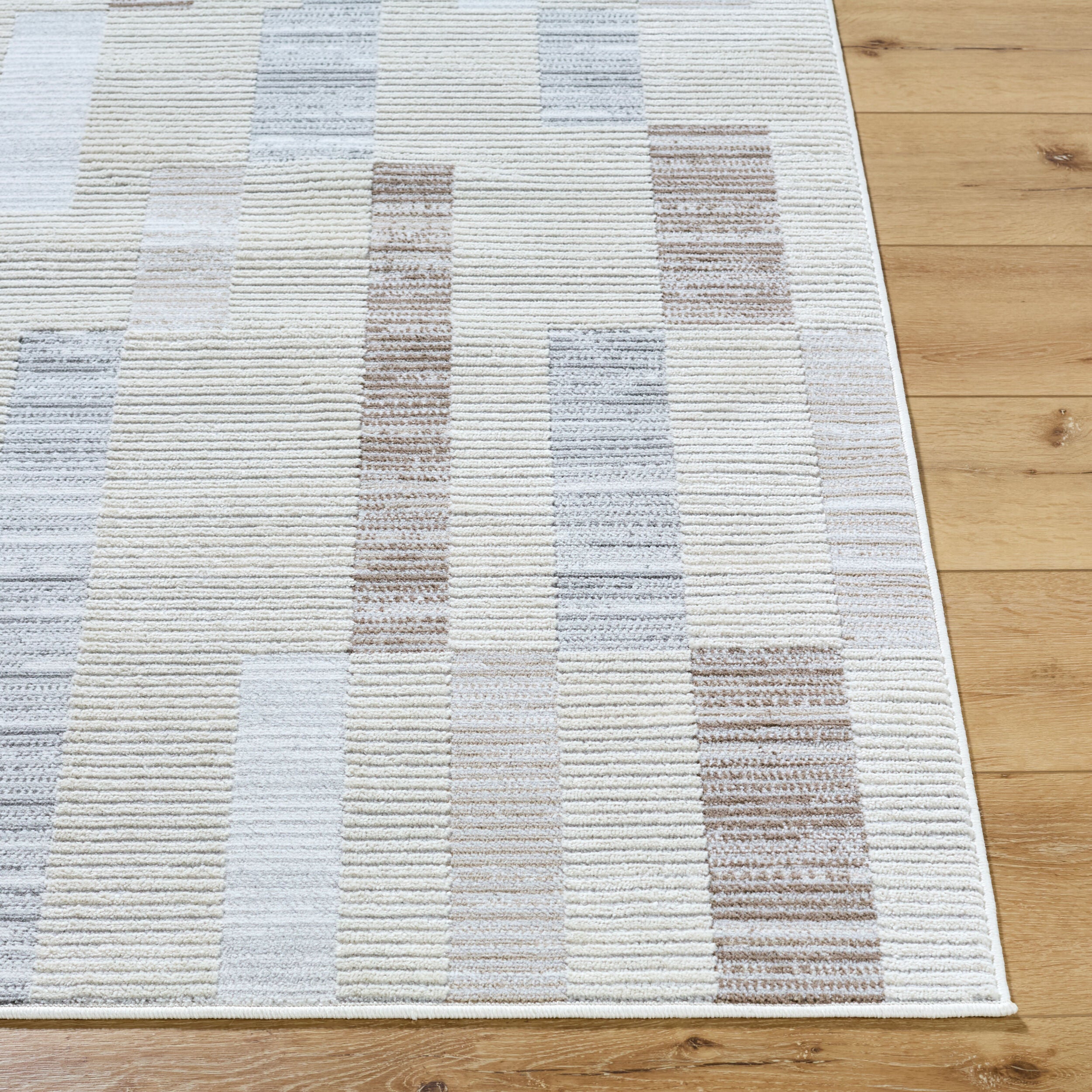 Surya Siyah SIY-2318 White Area Rug by LIVABLISS