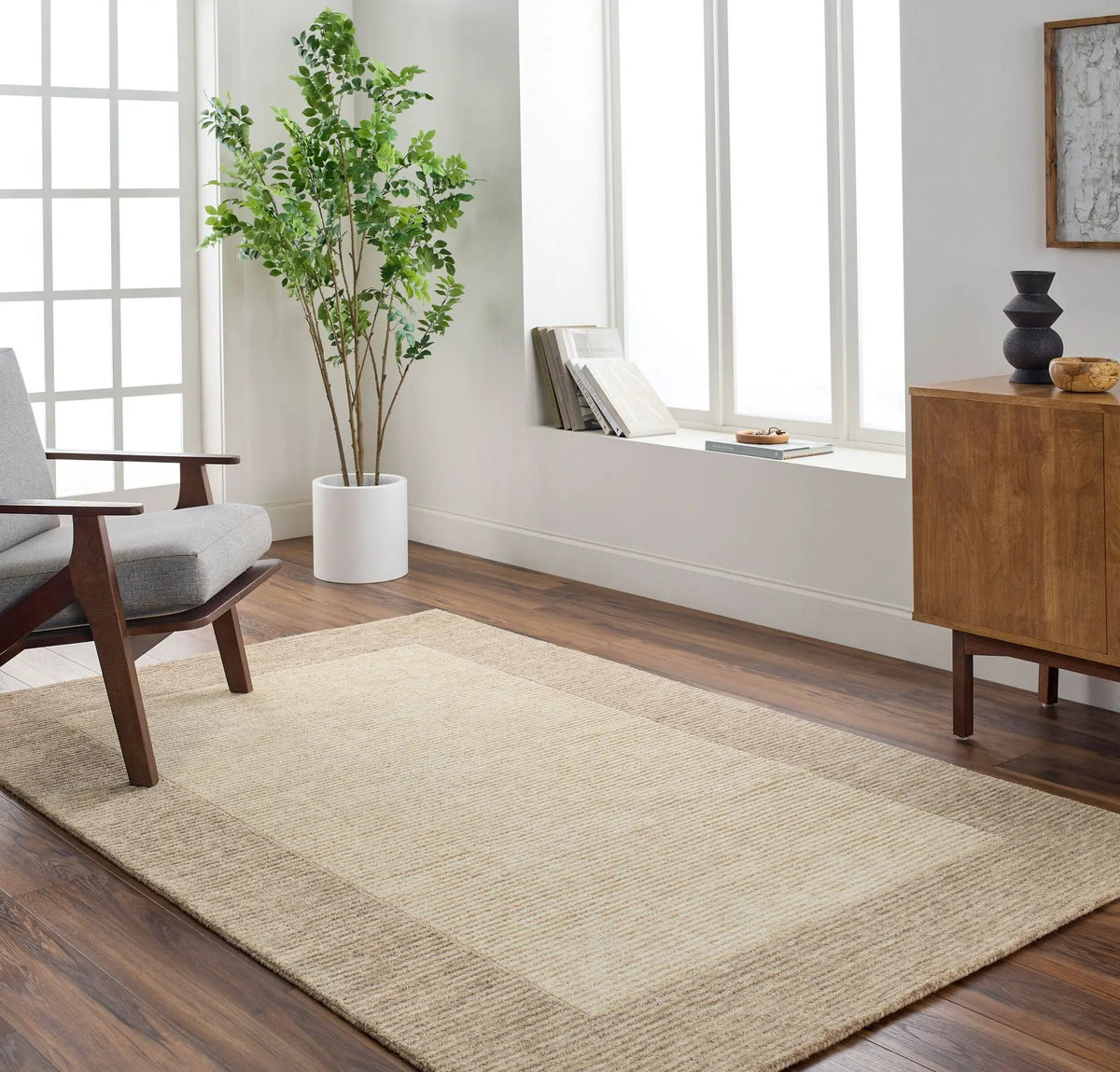 LIVABLISS Skylar SLR-2303 Beige Area Rug