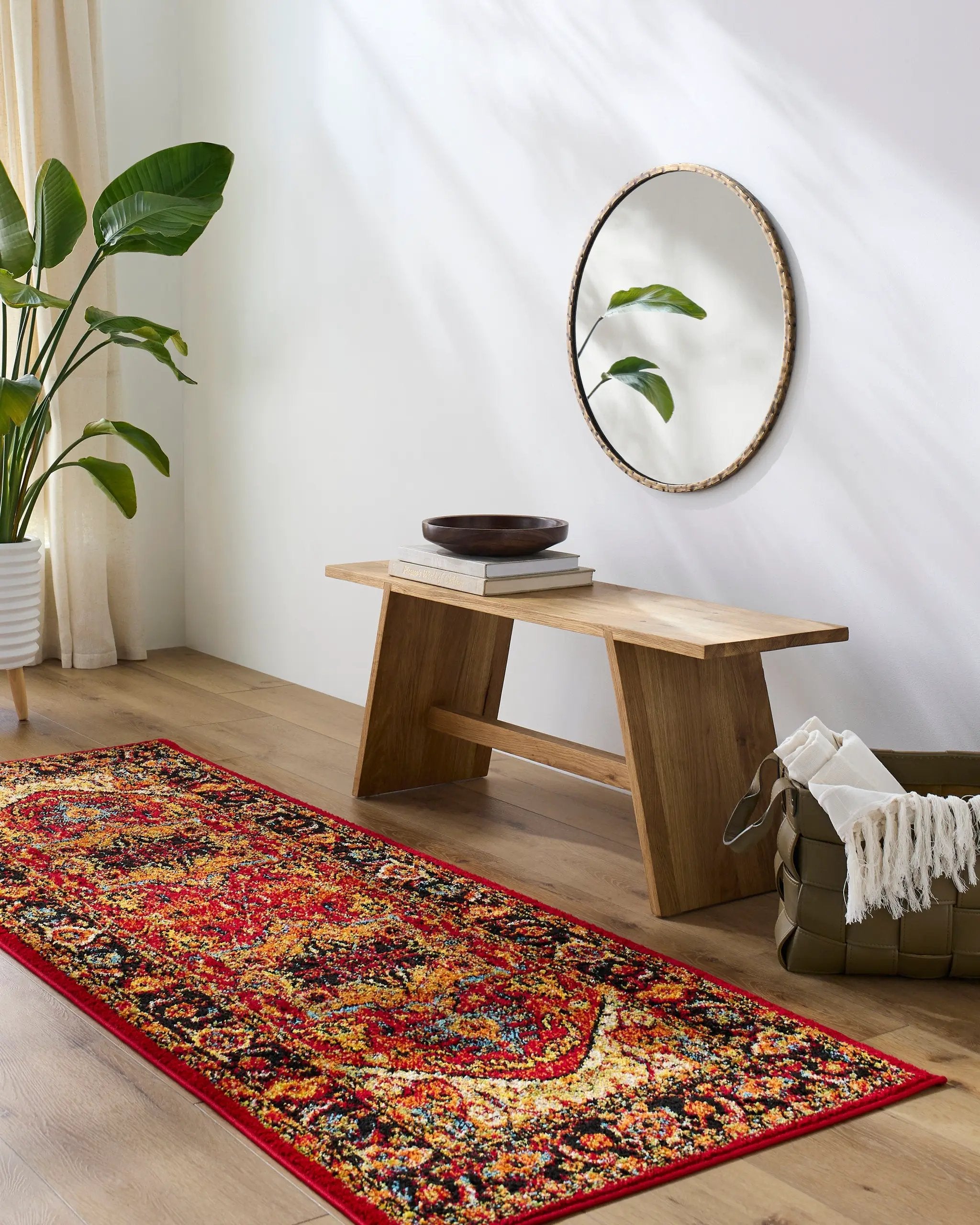Serapi SRP-1001 Red Area Rug by LIVABLISS