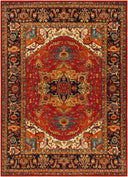 Surya Serapi SRP-1001 Red Area Rug by LIVABLISS