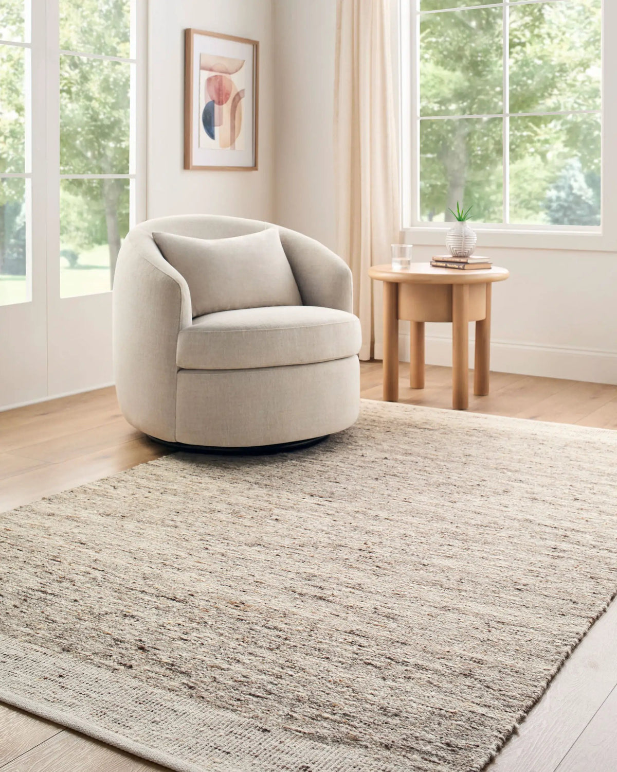 LIVABLISS Simplon SSN-2300 Stone-Gray Area Rug