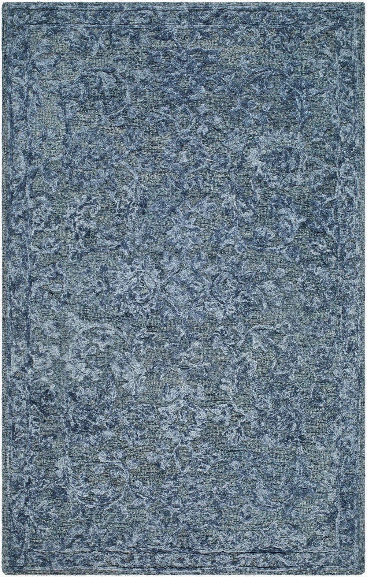 LIVABLISS Shiv Classics SVC-2301 Slate-Blue Area Rug