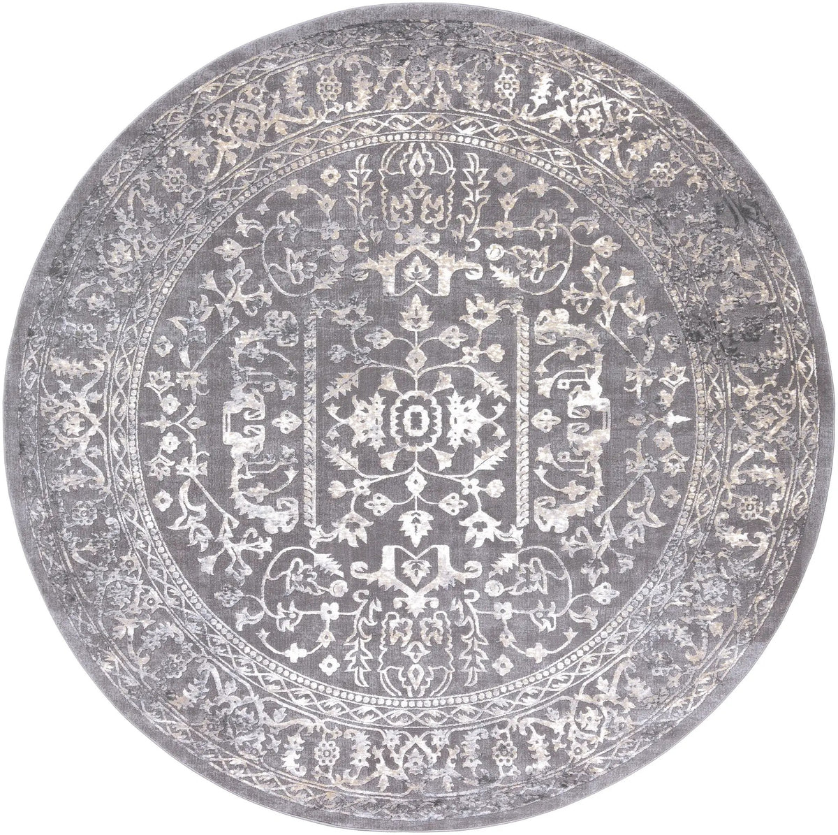 Tibetan TBT-2300 Charcoal Area Rug by LIVABLISS