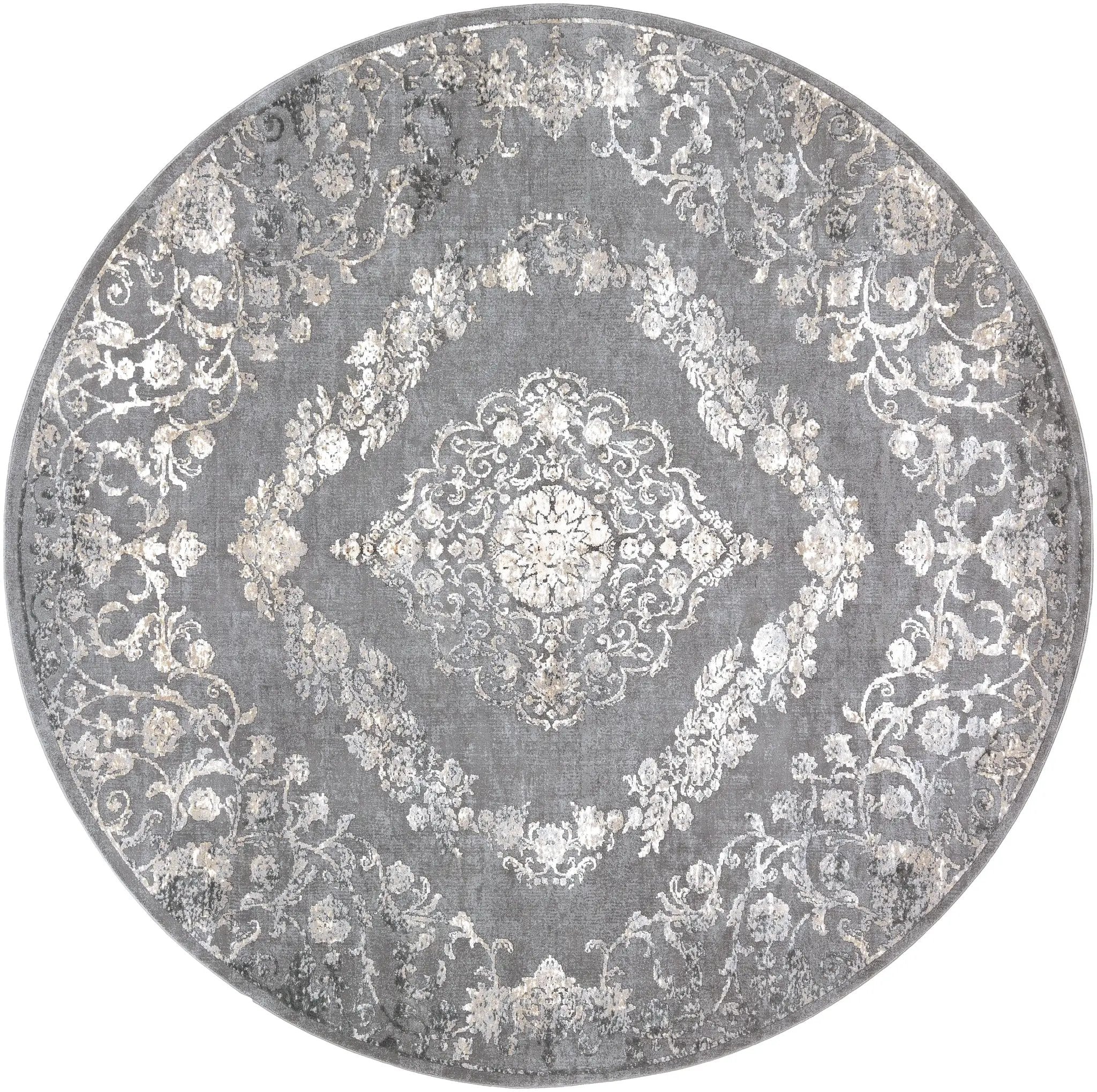 Tibetan TBT-2301 Charcoal Area Rug by LIVABLISS