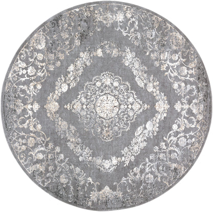 Surya Tibetan TBT-2301 Charcoal Area Rug by LIVABLISS