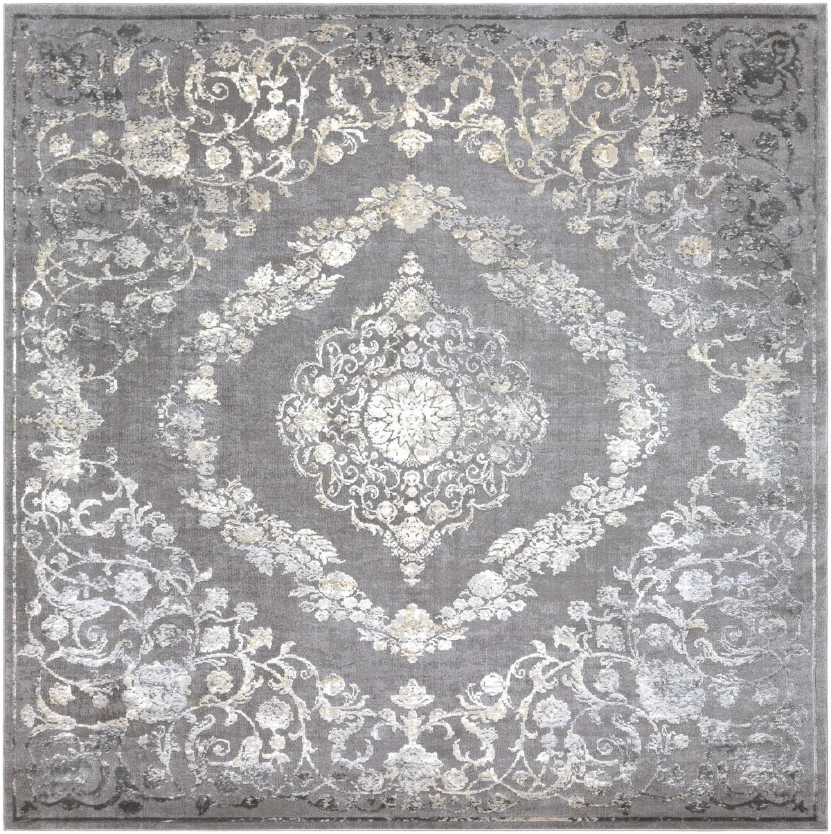 Tibetan TBT-2301 Charcoal Area Rug by LIVABLISS
