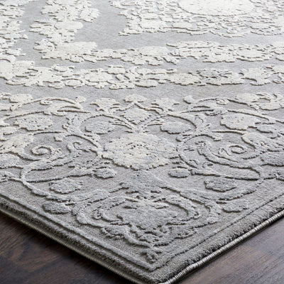 Surya Tibetan TBT-2301 Charcoal Area Rug by LIVABLISS
