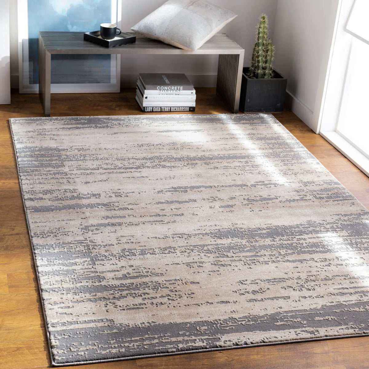 Tibetan TBT-2304 Tan Area Rug by LIVABLISS