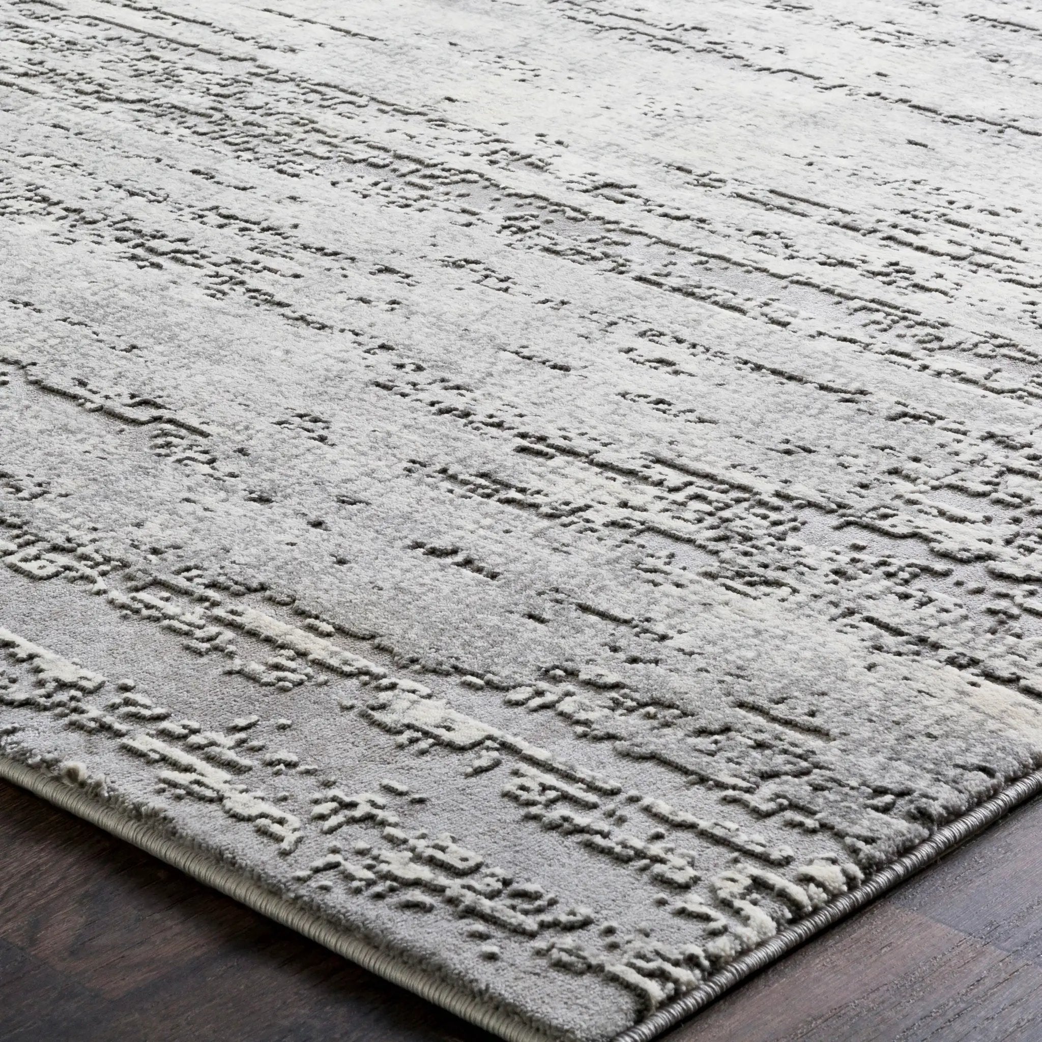 Tibetan TBT-2305 Medium-Gray Area Rug by LIVABLISS