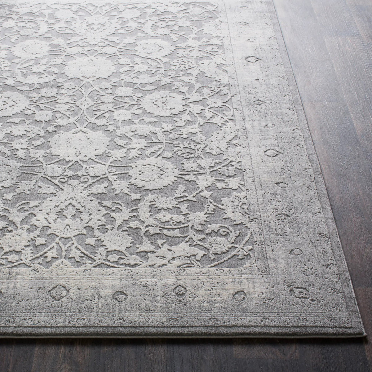 Tibetan TBT-2309 Charcoal Area Rug by LIVABLISS