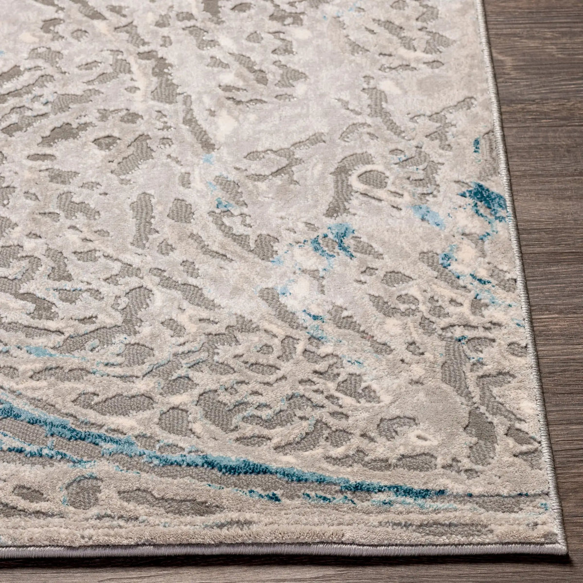 Tibetan TBT-2326 Teal Area Rug by LIVABLISS