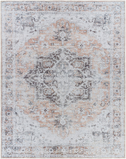 Surya Tahmis THI-2702 Beige Machine Washable Area Rug by LIVABLISS