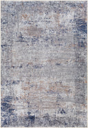 Surya Tahmis THI-2708 Dark Blue Machine Washable Area Rug by LIVABLISS