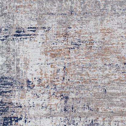 Surya Tahmis THI-2708 Dark Blue Machine Washable Area Rug by LIVABLISS