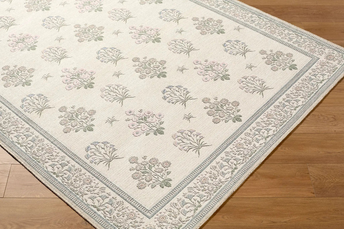 LIVABLISS Thistle THT-2301 Off-White Area Rug