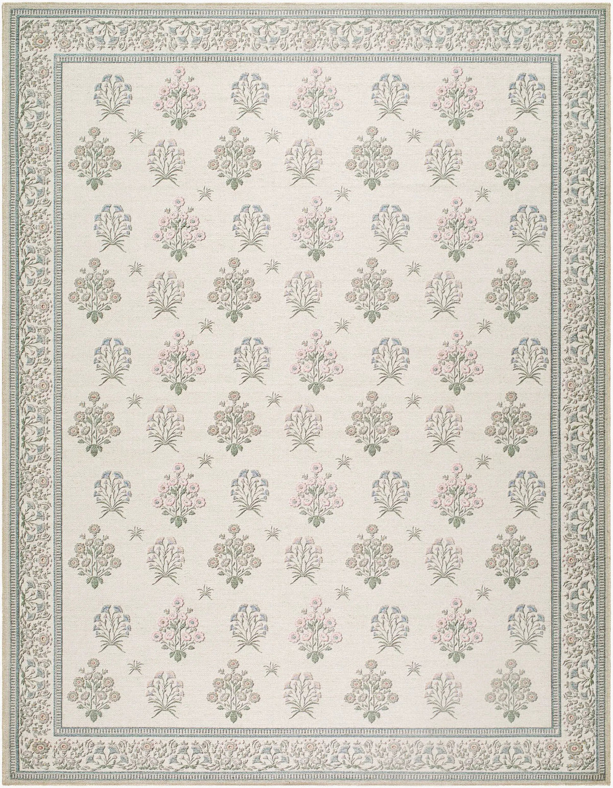 LIVABLISS Thistle THT-2301 Off-White Area Rug
