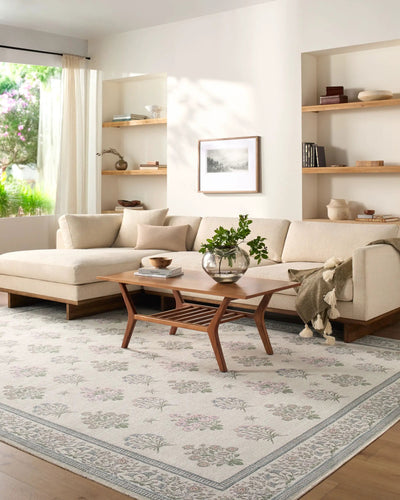 LIVABLISS Thistle THT-2301 Off-White Area Rug