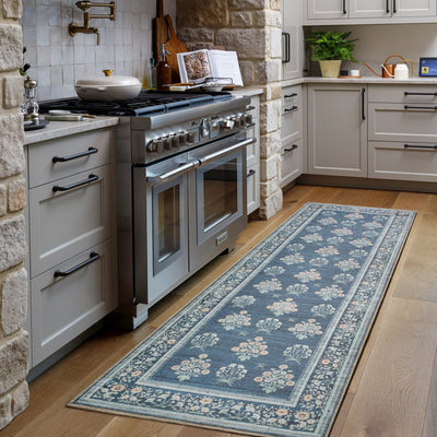LIVABLISS Thistle THT-2302 Dark-Blue Area Rug