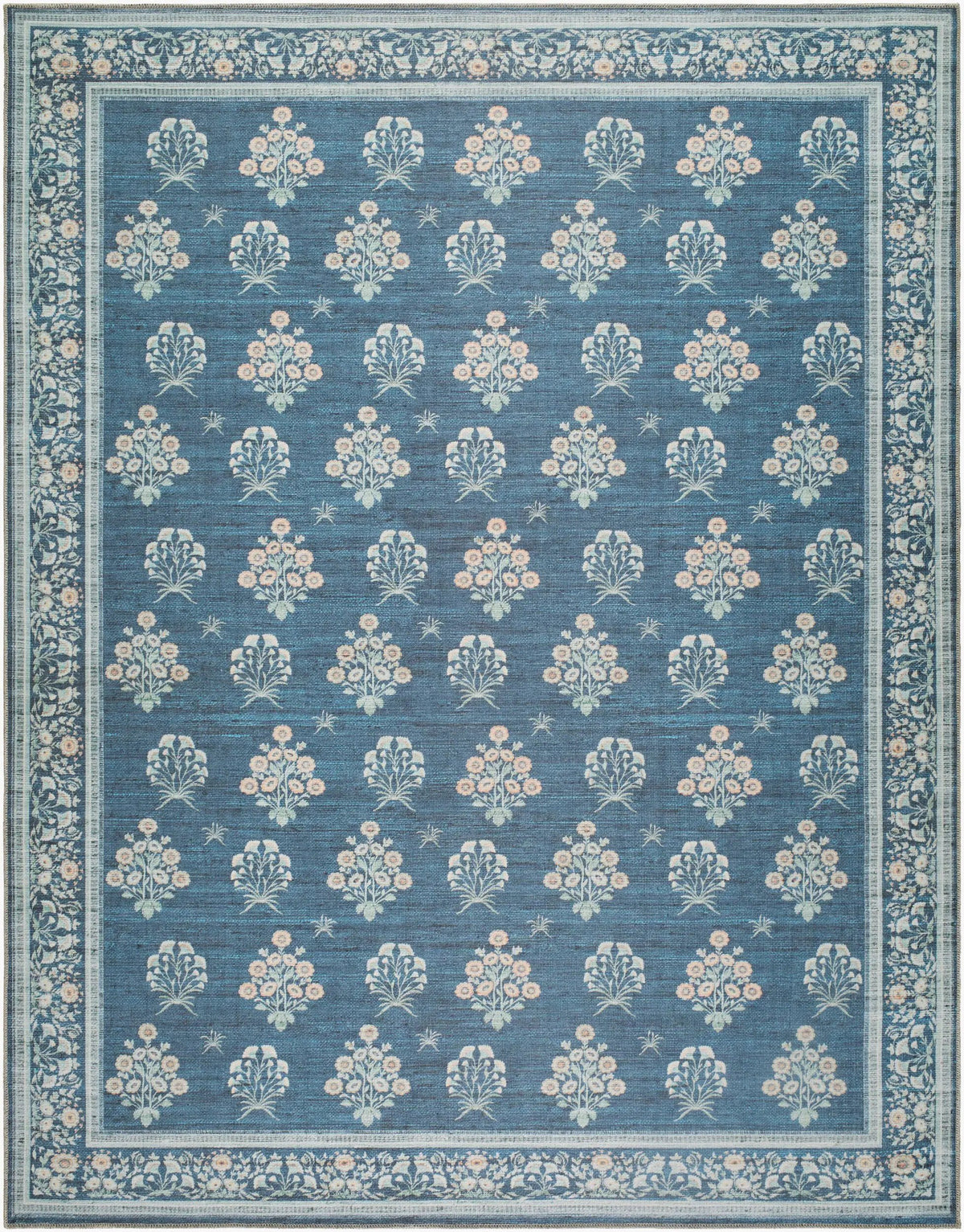 LIVABLISS Thistle THT-2302 Dark-Blue Area Rug