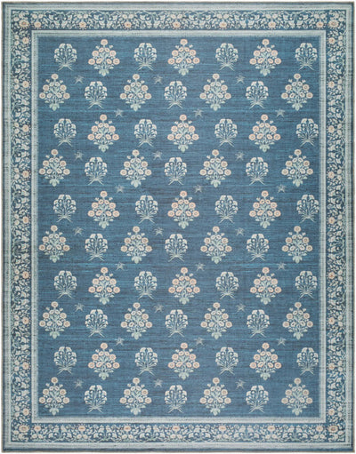 LIVABLISS Thistle THT-2302 Dark-Blue Area Rug