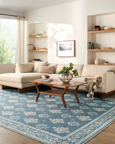 LIVABLISS Thistle THT-2302 Dark-Blue Area Rug
