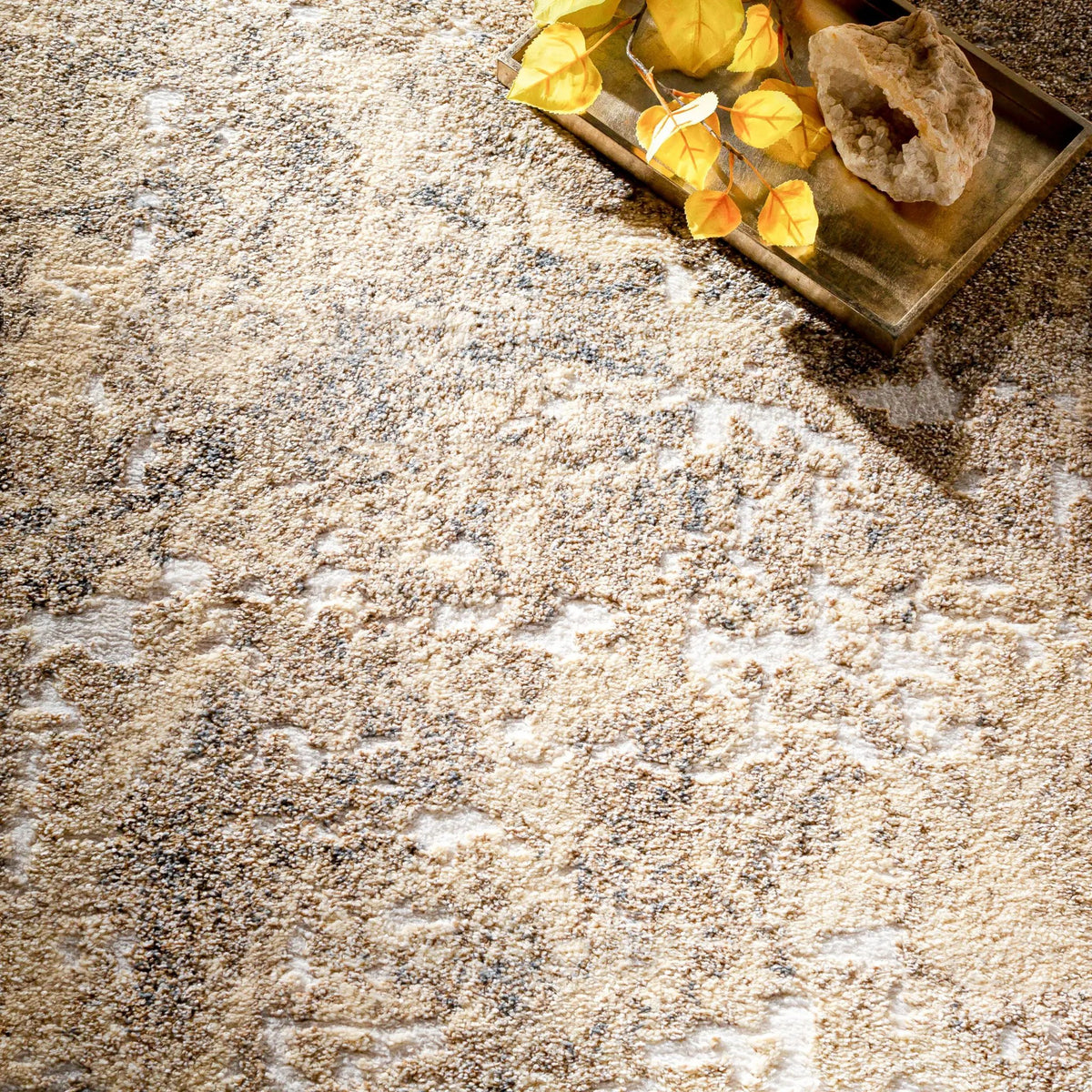 Tuscany TUS-2304 Ivory Area Rug by LIVABLISS