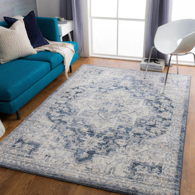 LIVABLISS Tuscany TUS-2317 Dark-Blue Area Rug