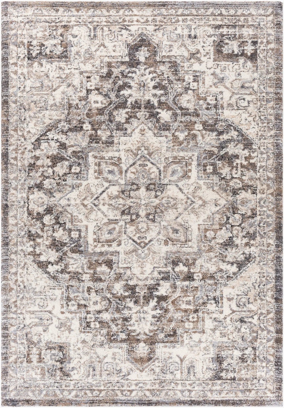 LIVABLISS Tuscany TUS-2318 Brown Area Rug