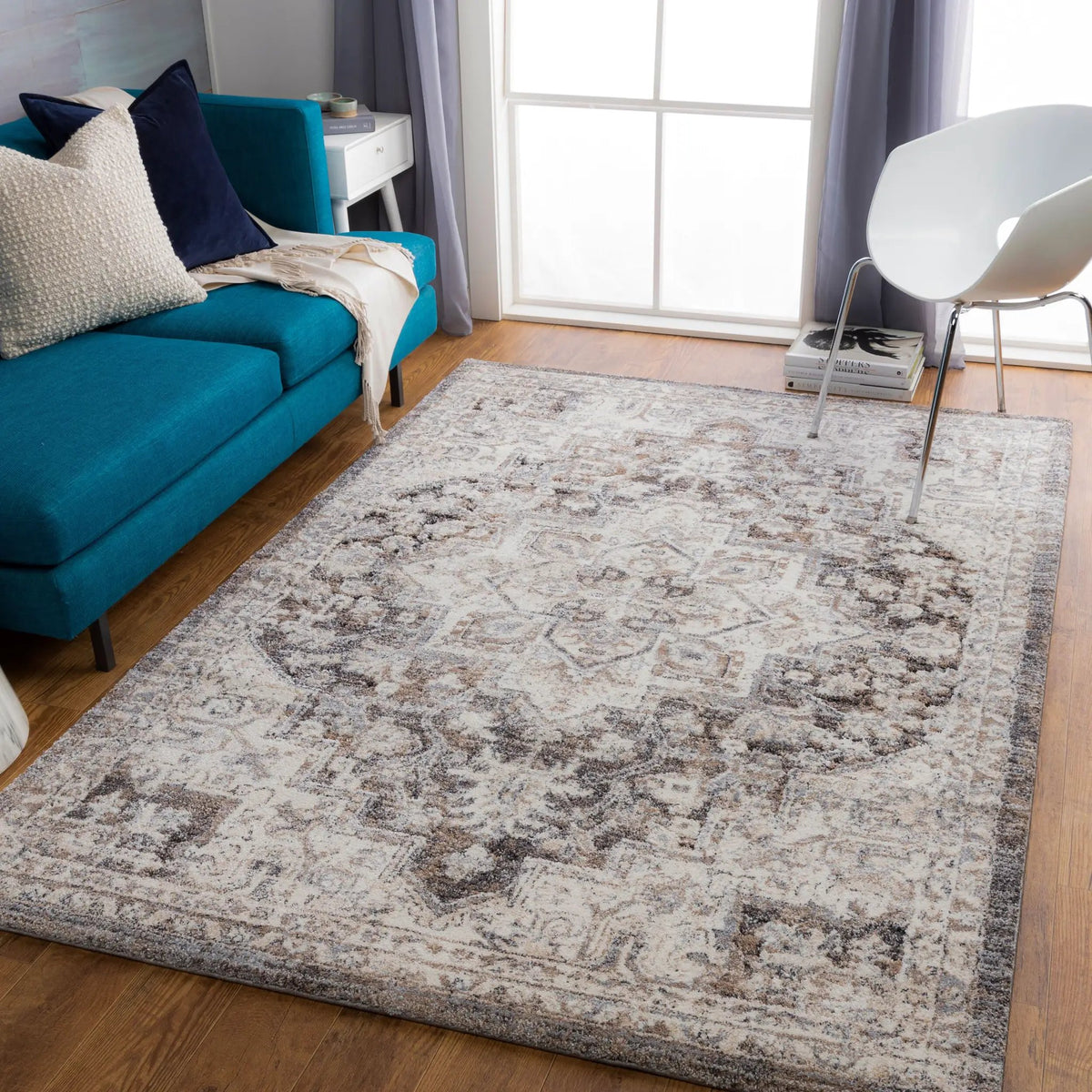 LIVABLISS Tuscany TUS-2318 Brown Area Rug