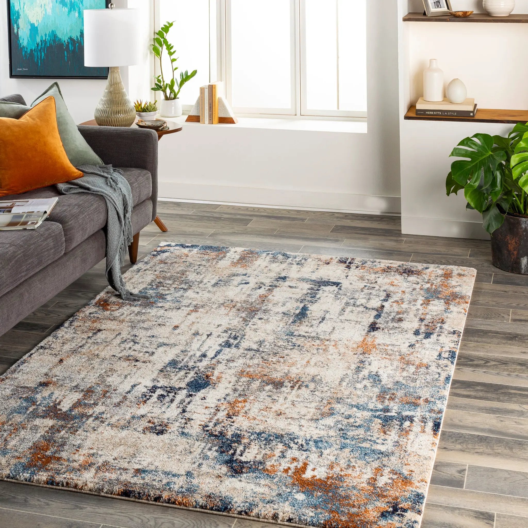 Tuscany TUS-2327 Dusty-Coral Area Rug by LIVABLISS