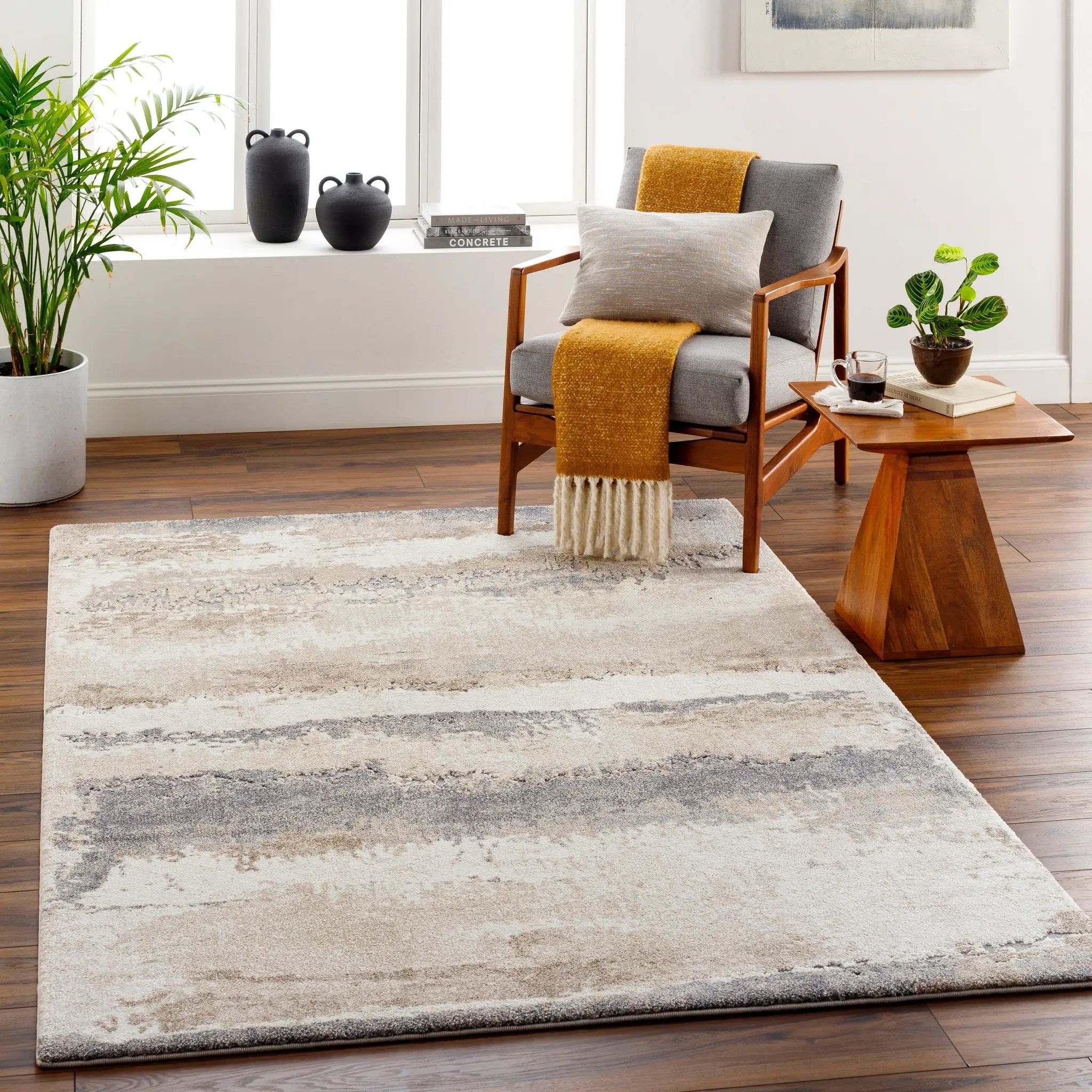 Tuscany TUS-2344 Beige Area Rug by LIVABLISS