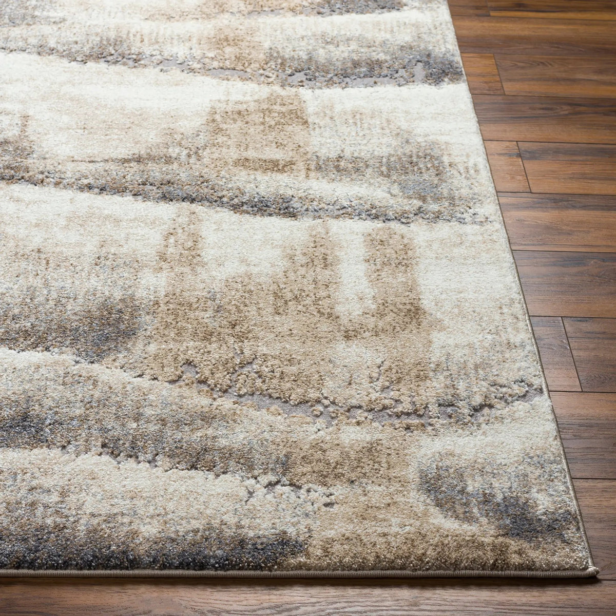 Tuscany TUS-2345 Ivory Area Rug by LIVABLISS