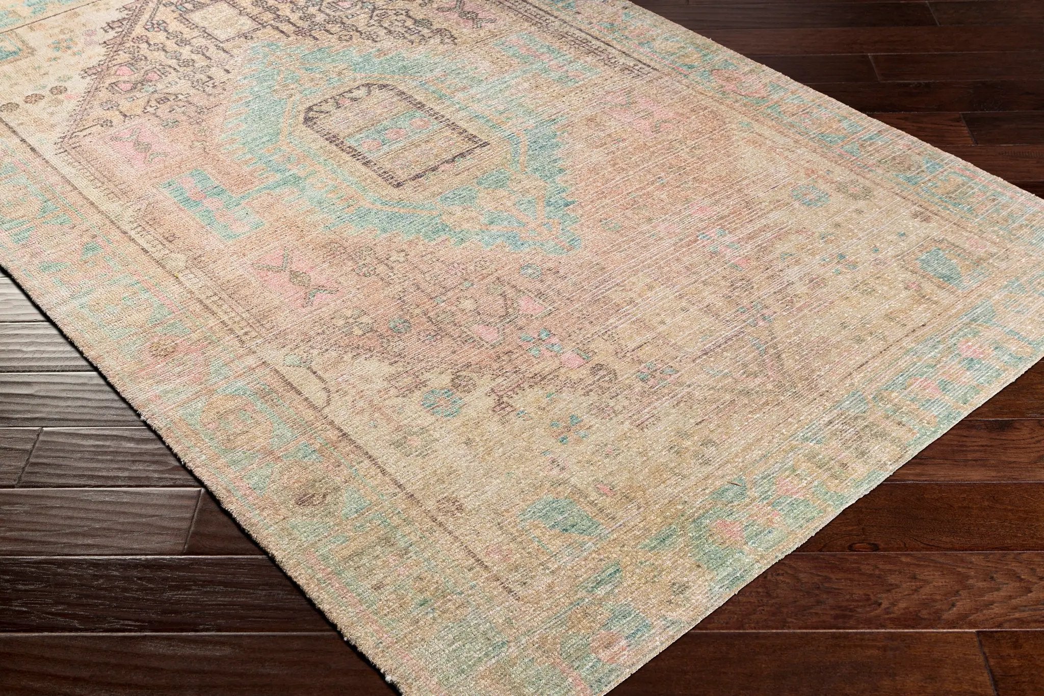 Unique UNQ-2305 Dusty-Pink Area Rug by LIVABLISS