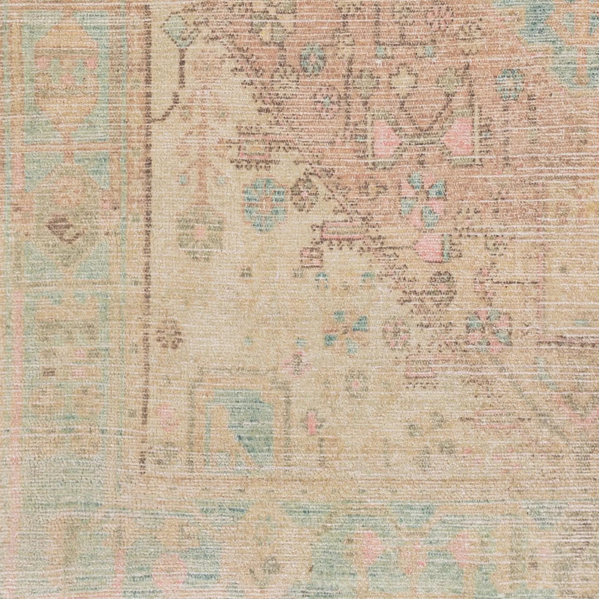 Unique UNQ-2305 Dusty-Pink Area Rug by LIVABLISS