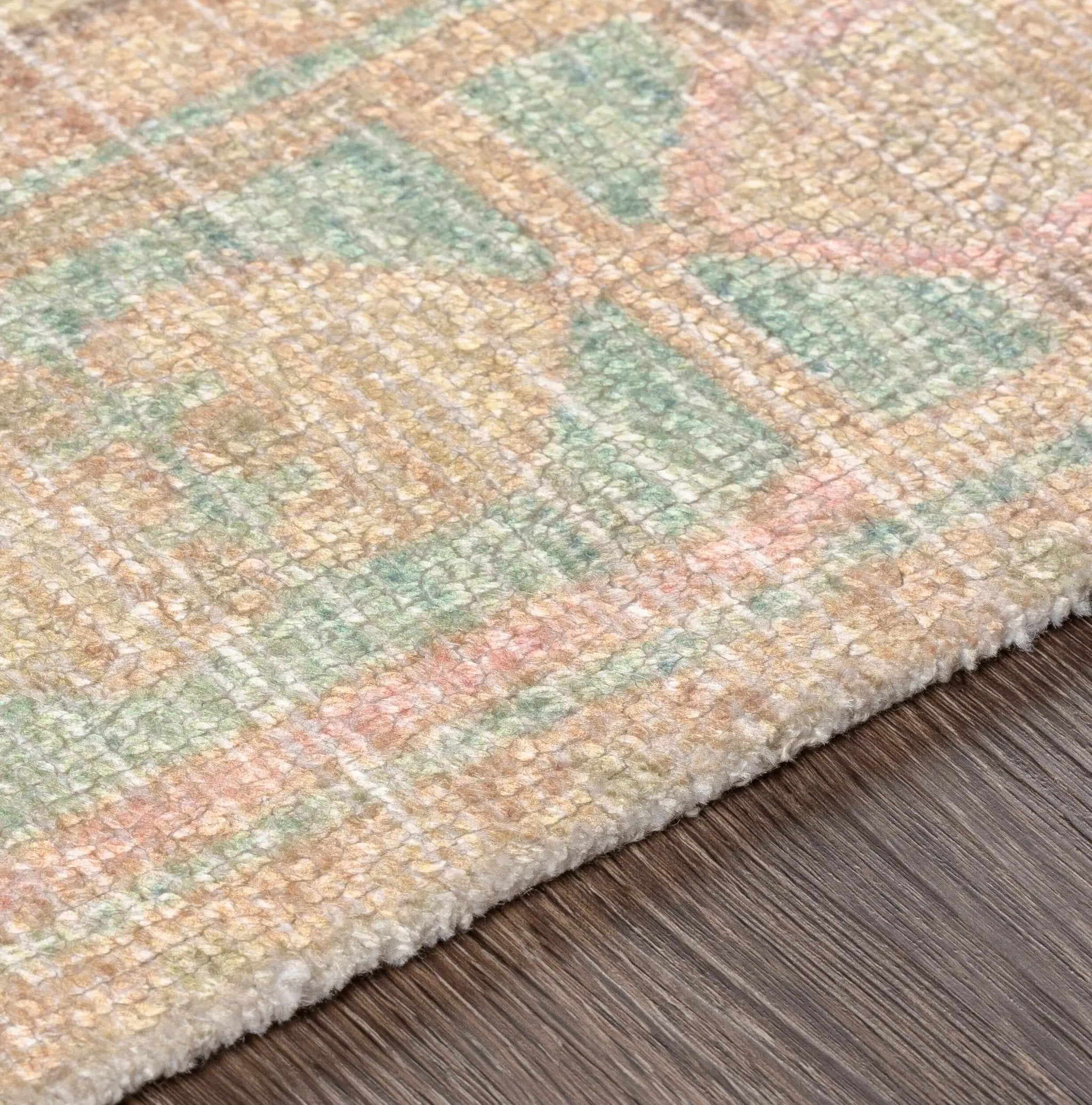 Unique UNQ-2305 Dusty-Pink Area Rug by LIVABLISS