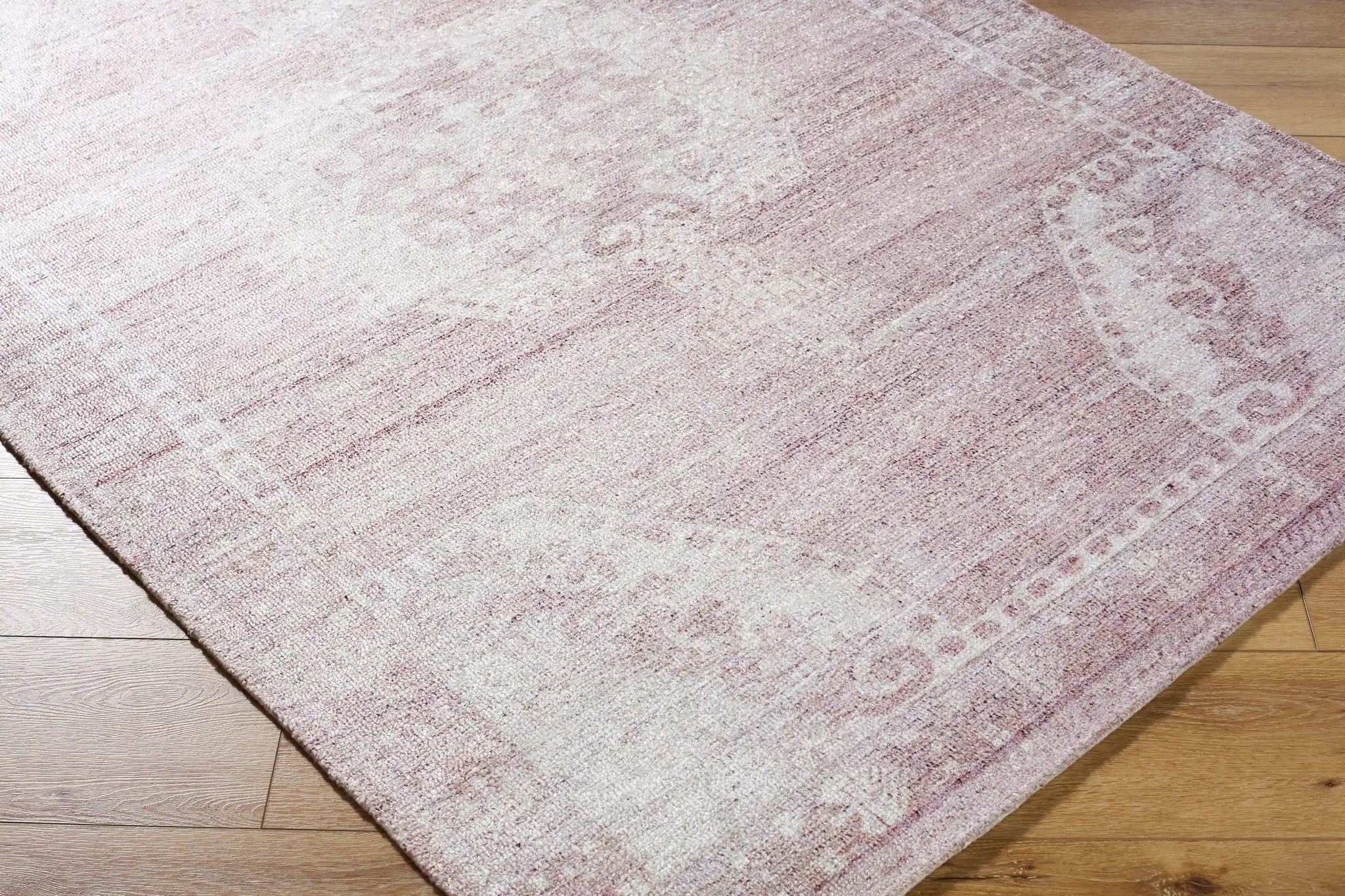 Unique UNQ-2317 Dusty-Rose Area Rug by LIVABLISS
