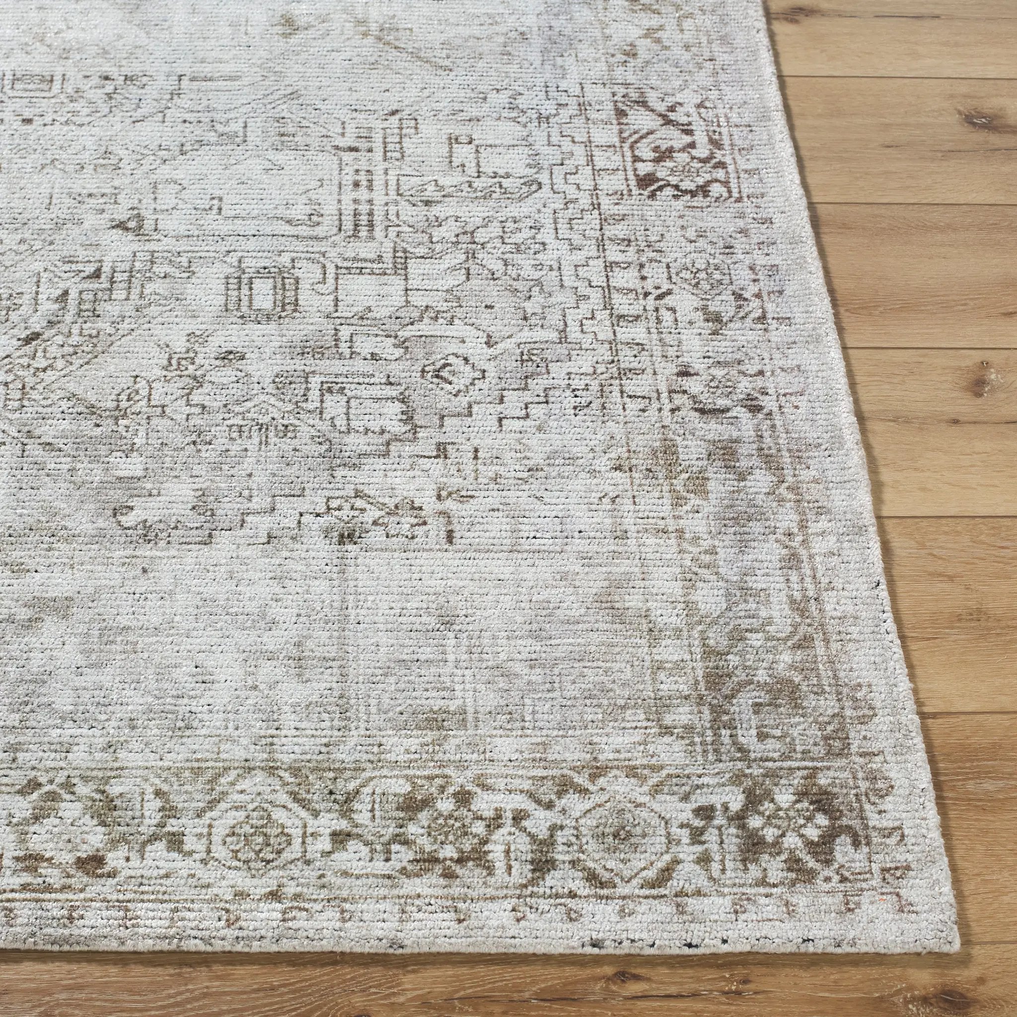 Unique UNQ-2321 Ivory Area Rug by LIVABLISS