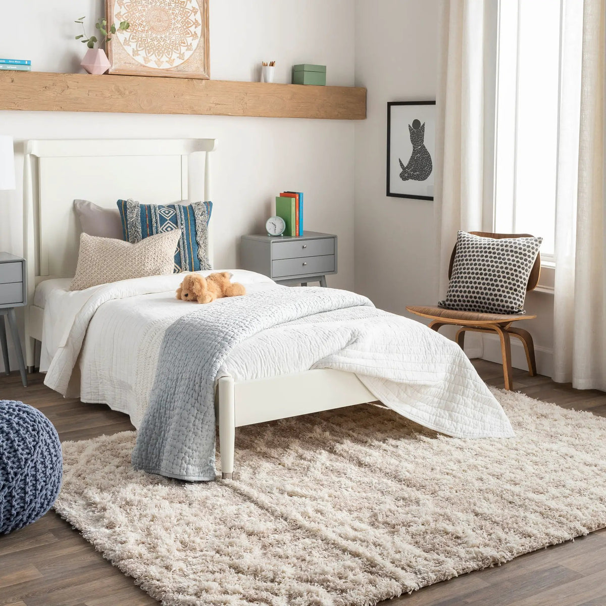 LIVABLISS Urban Shag USG-2303 Beige Area Rug