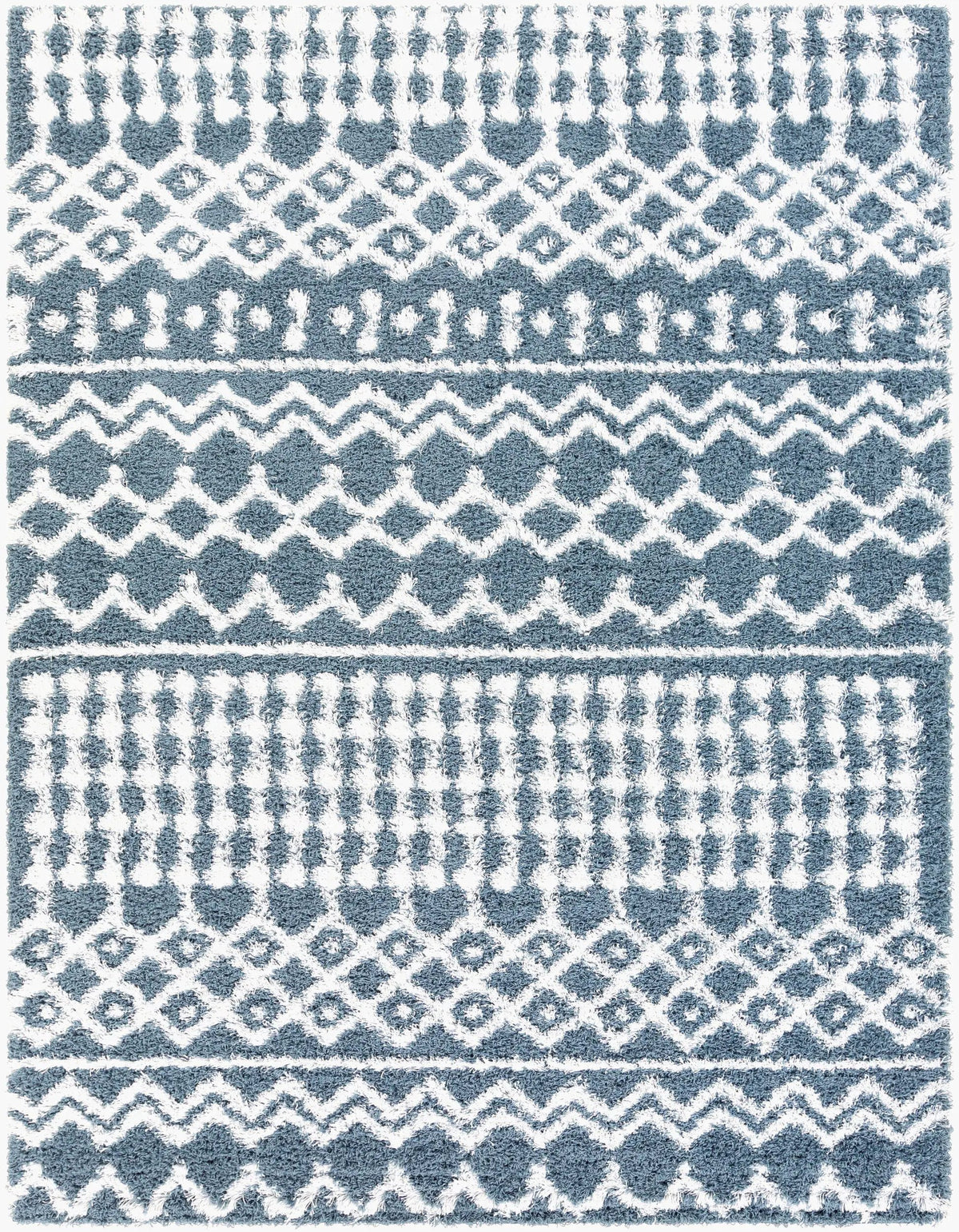 LIVABLISS Urban Shag USG-2311 Blue Area Rug