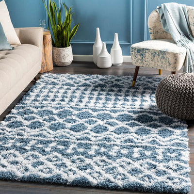LIVABLISS Urban Shag USG-2311 Blue Area Rug