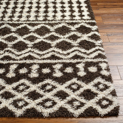 LIVABLISS Urban Shag USG-2342 Dark-Brown Area Rug