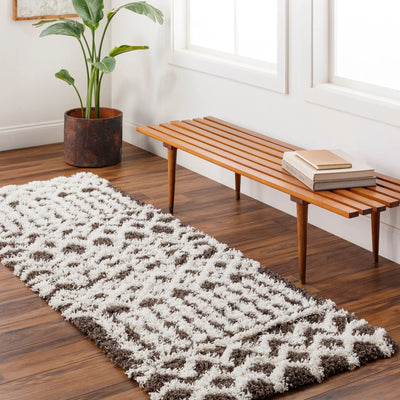 LIVABLISS Urban Shag USG-2342 Dark-Brown Area Rug