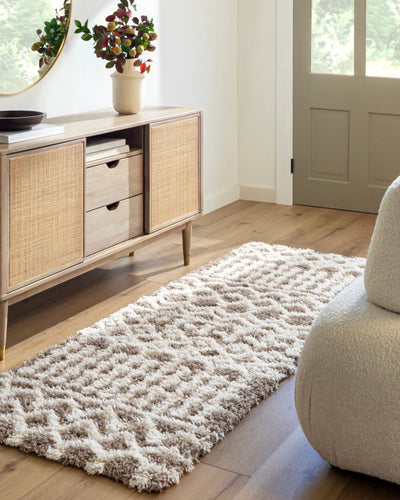 LIVABLISS Urban Shag USG-2343 Medium-Brown Area Rug