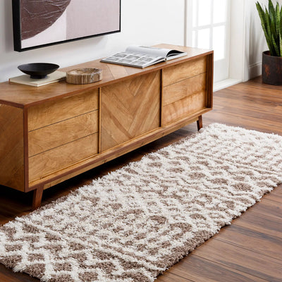 LIVABLISS Urban Shag USG-2343 Medium-Brown Area Rug