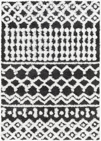 LIVABLISS Urban Shag USG-2344 Black Area Rug